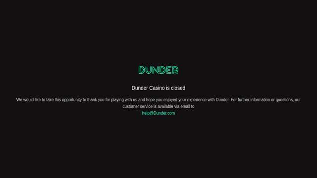 Dunder casino